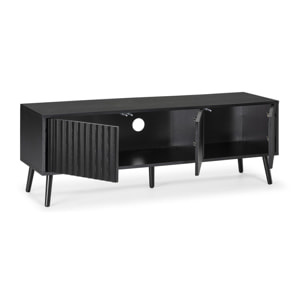 Mueble TV Lluvia 3 puertas color Negro