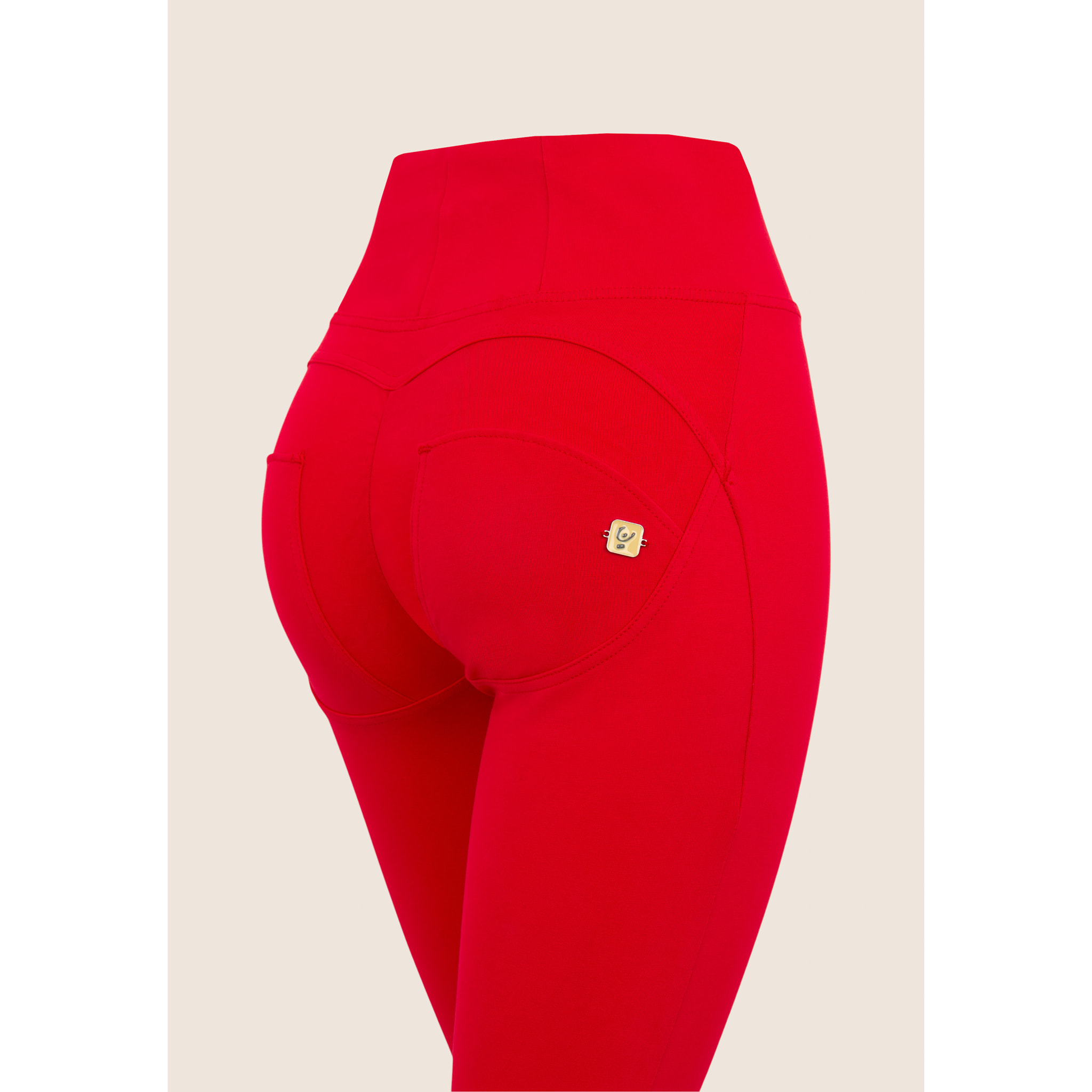 Pantaloni push up WR.UP® 7/8 superskinny vita alta con zip