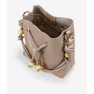 Bolso cubo nude con doble asa