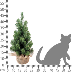 Abete Natalizio - Pezzi 3 - 27xH48x27cm - Bianchi Dino SpA