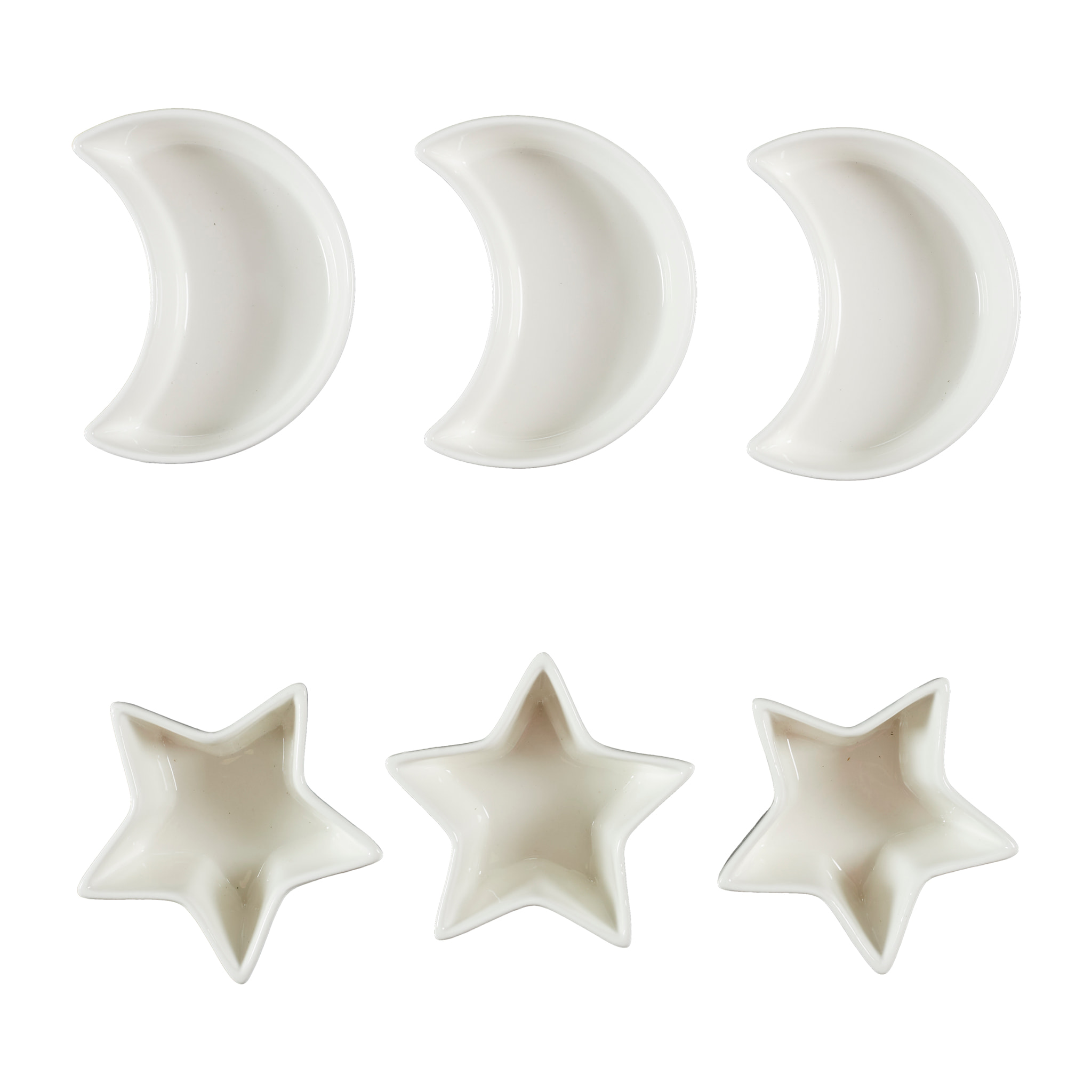 Service Vaiselles 6pcs Etoile Et Lune