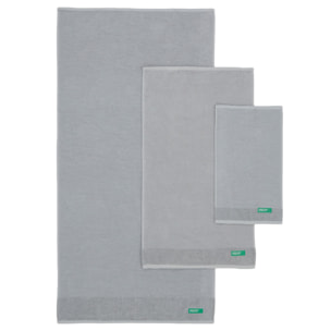 Set 3pcs toallas de baño  gris  benetton