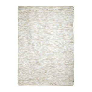 Tapis en coton et jute blanc et beige 170x240cm ANKARA