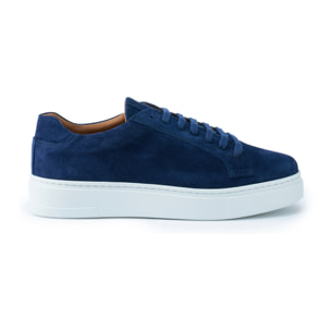 Sneaker British Passport Blu