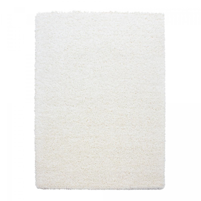 Tapis poils longs shaggy tissé motif uni ZASIVE