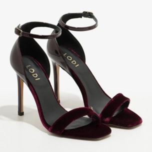 SANDALIAS BURDEOS WERO