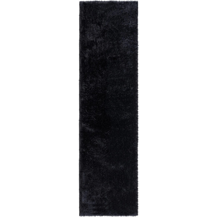 Tapis de couloir SHAGGY Noir