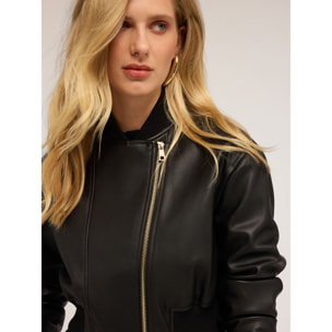 Motivi - Giubbotto biker corto - Nero