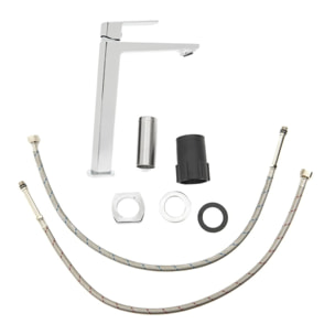 Mitigeur lavabo haut  Feel, sans tirette, chrome, (SATBSFEEL285)