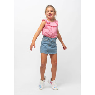 Falda de Niña Mini Denim