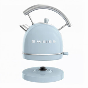 Bouilloire SWEISS vintage bleu KTL6