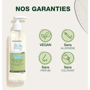 Pranarom - Gel lavant neutre - Bio - 250 ml