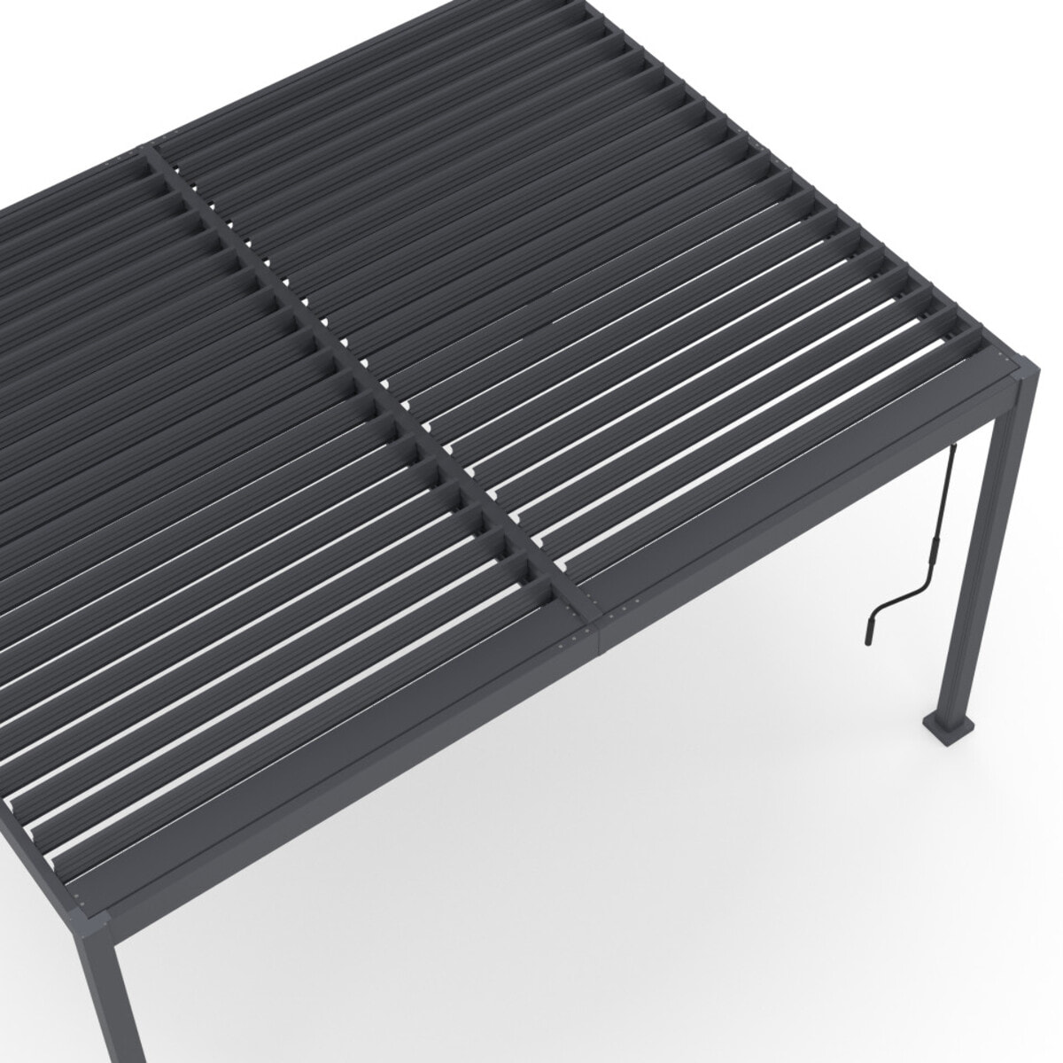 Pergola bioclimatique 3x4m aluminium lames orientables