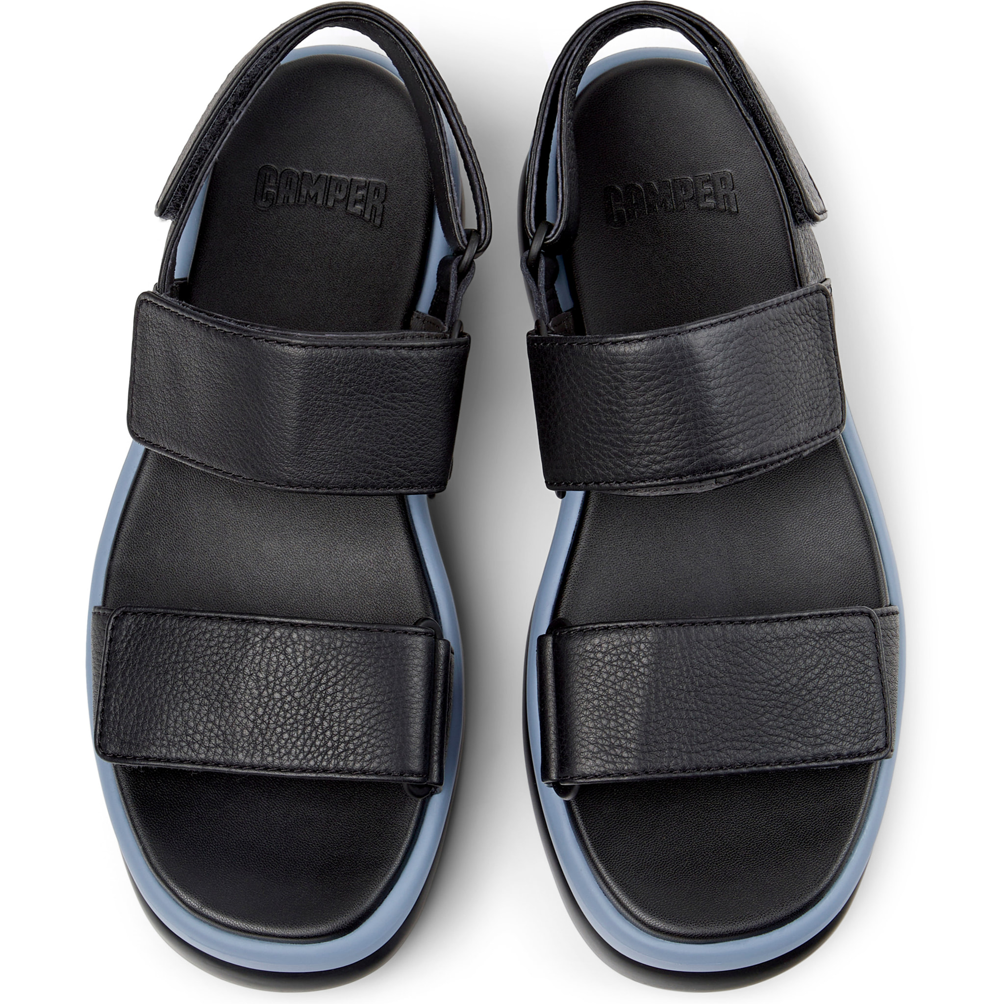 Sandalias - CAMPER Pelotas Flota Up - Negro - Cuero liso