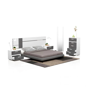 Dormitorio Ataneq Air 5C Blanco - Grafito