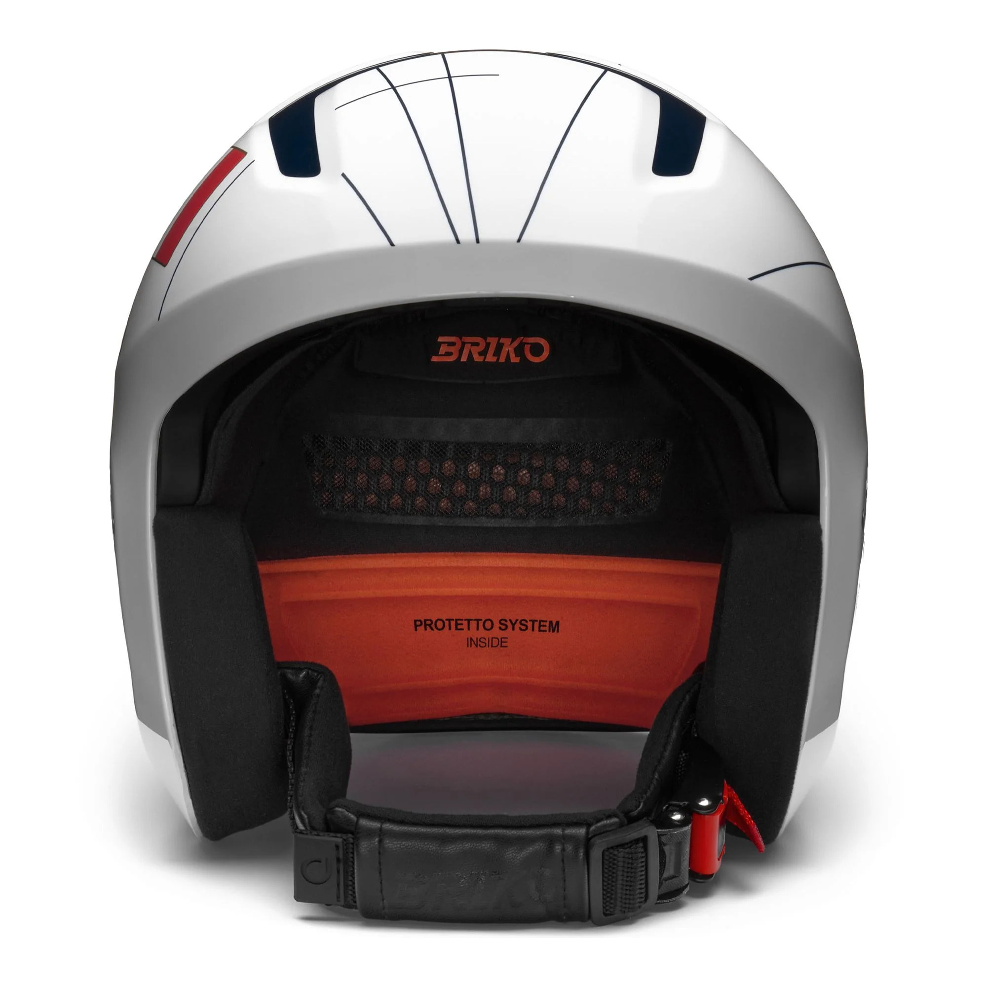 Caschi Briko Uomo Donna Bianco Vulcano 2.0 France