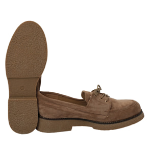 Mocassino stringato - tacco 4,0 cm