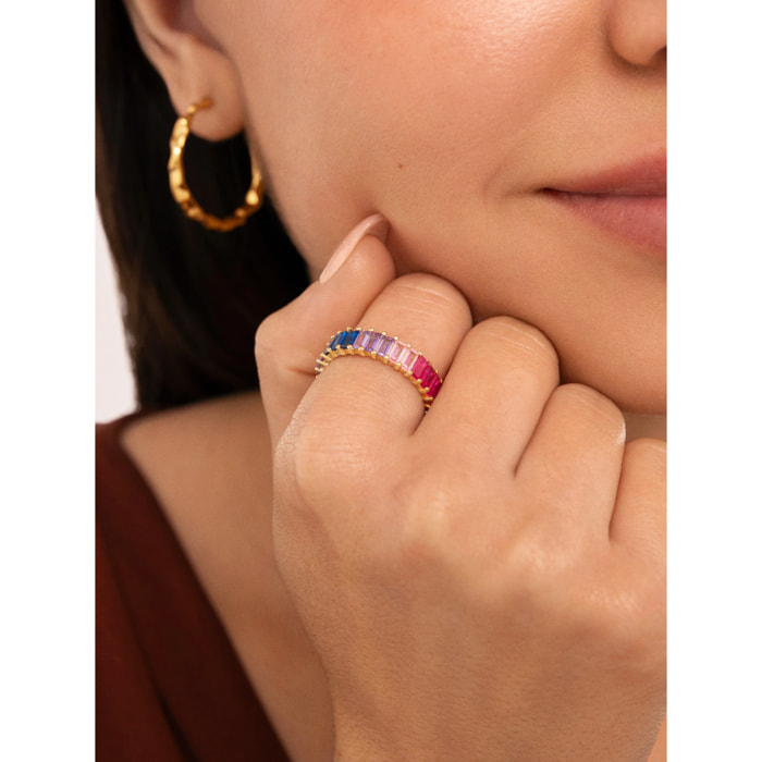 Anelli Sia Berries Argento Placcato Oro