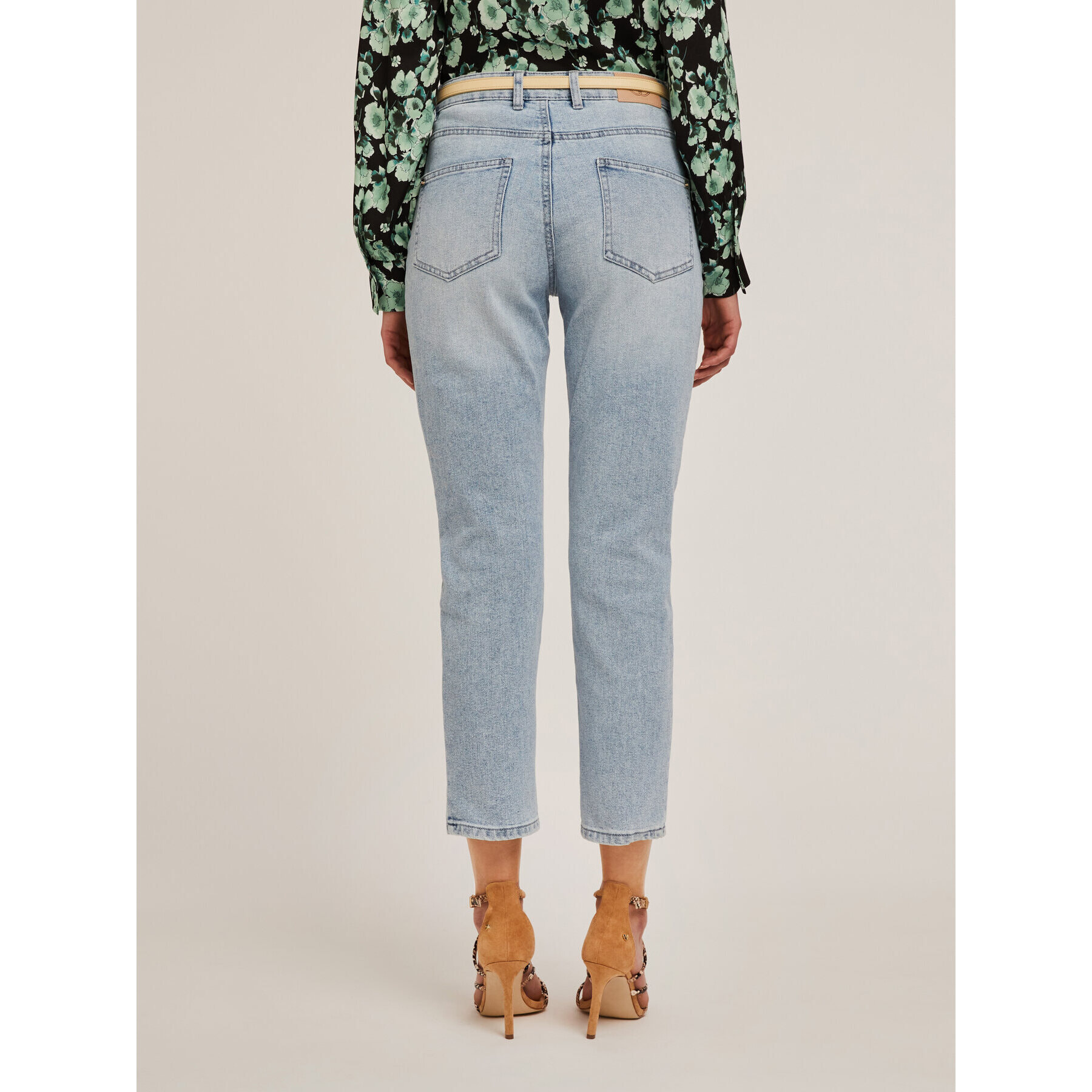 Motivi - Vaqueros mum fit Elsa - Light - blue