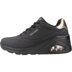 Sneakers De  Mujer Uno Wedge - Hi Steps Negro
