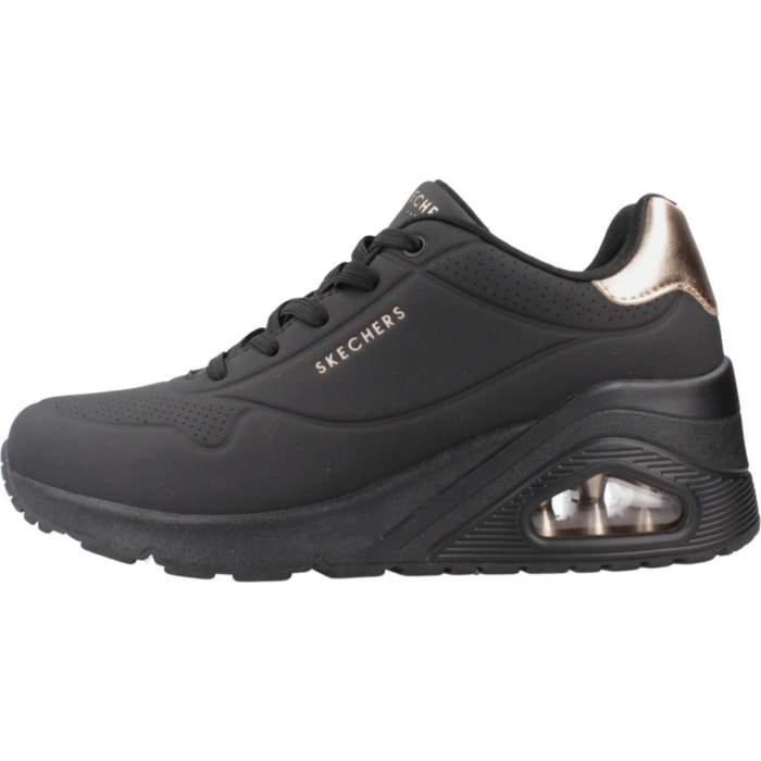 Sneakers De  Mujer Uno Wedge - Hi Steps Negro