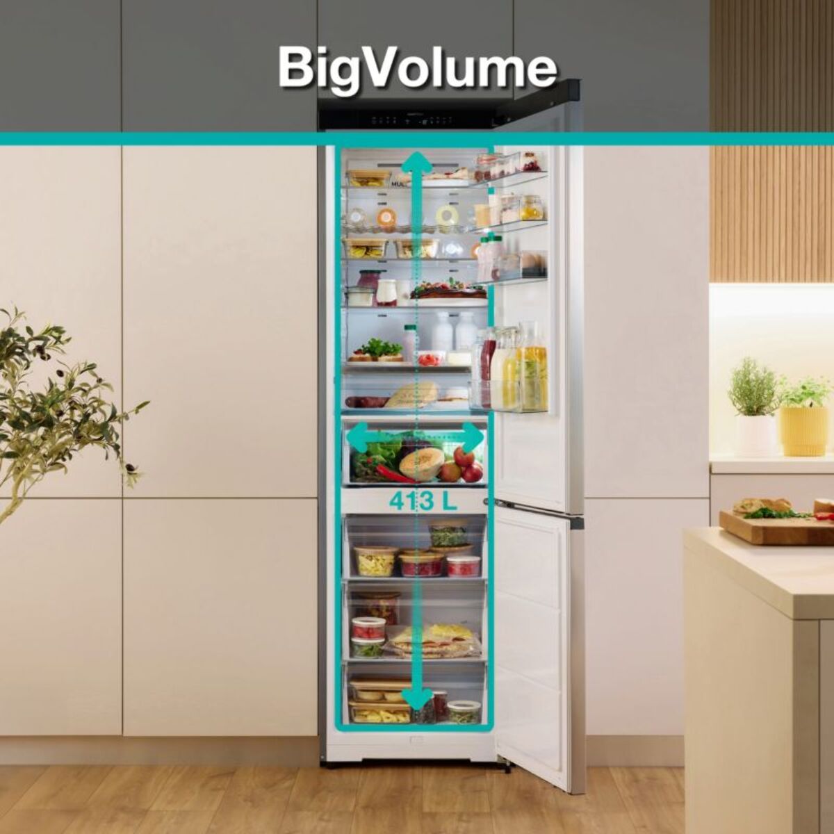 Réfrigérateur combiné GORENJE NRB620C61X4WFE