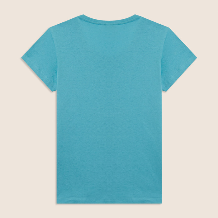 T-shirt Manica Corta con Logo FREDDY in Outline Glitter