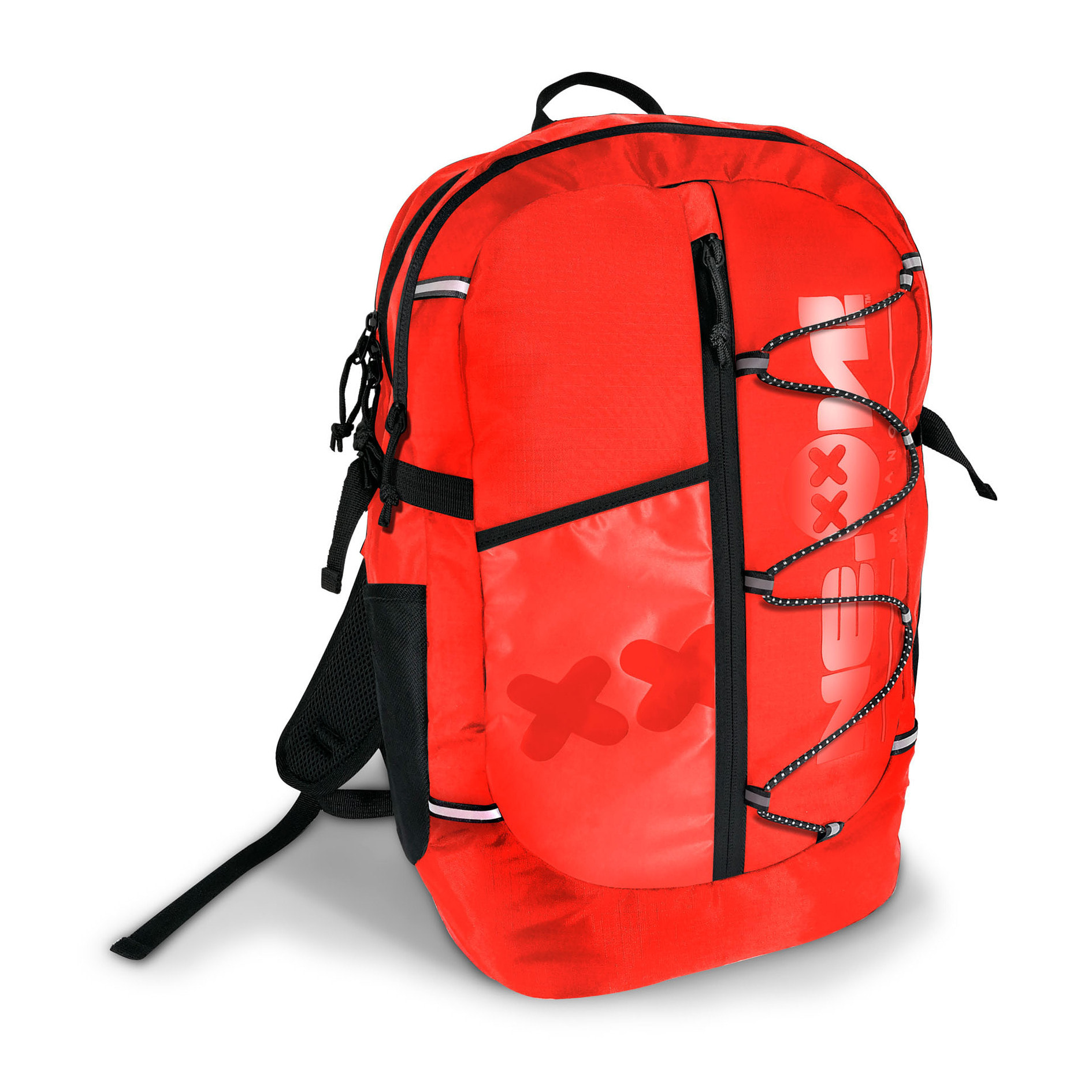 Zaino trolley staccabile tre ruote, Ne.on! Reflex orange