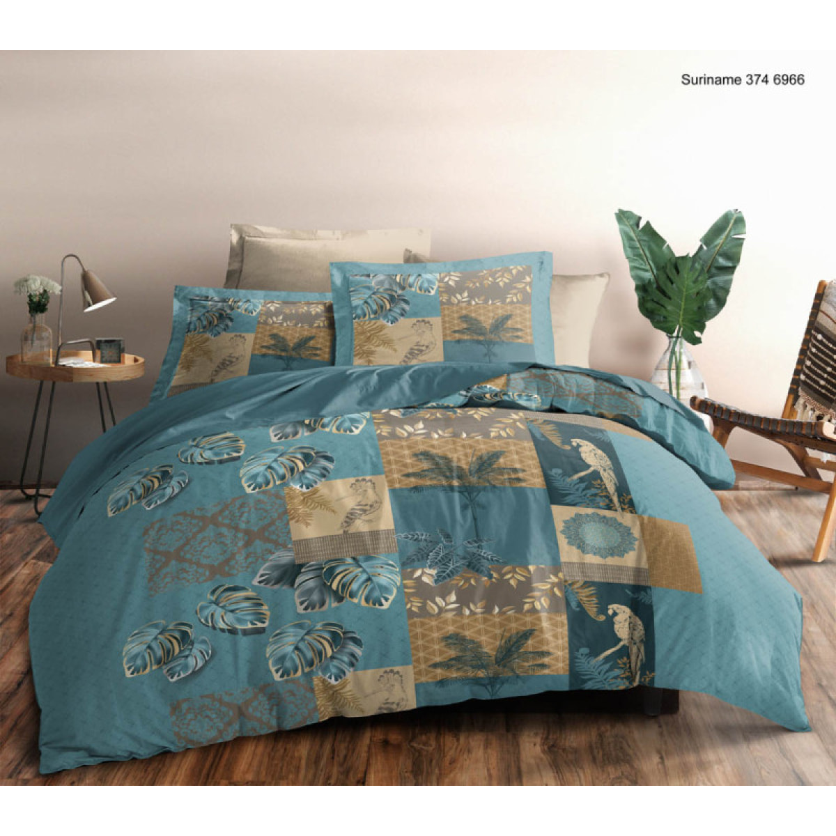 Pack complet Suriname housse de couette 100% coton / 57 fils/cm²