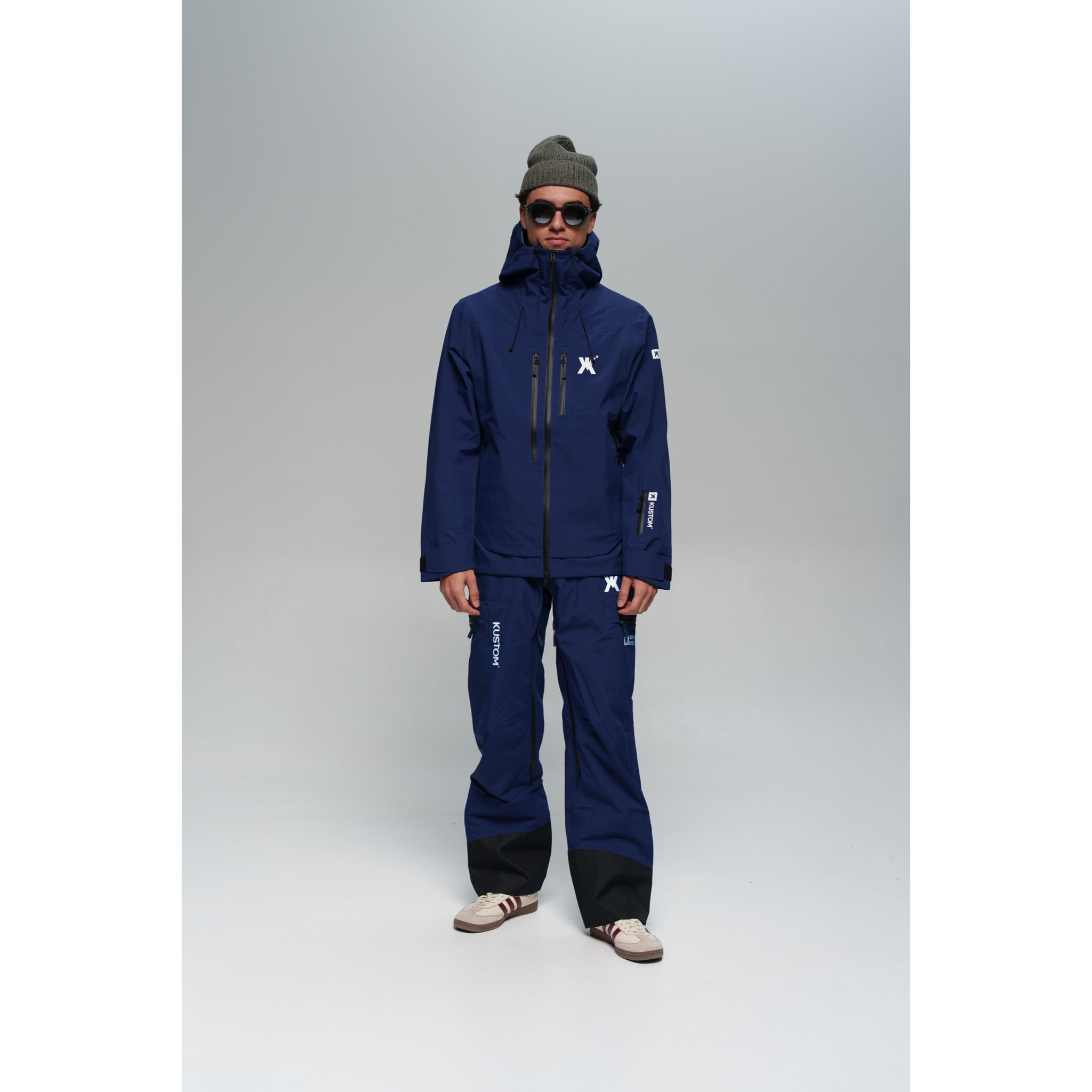 Giacca AQUILO KUSTOM blu navy UOMO