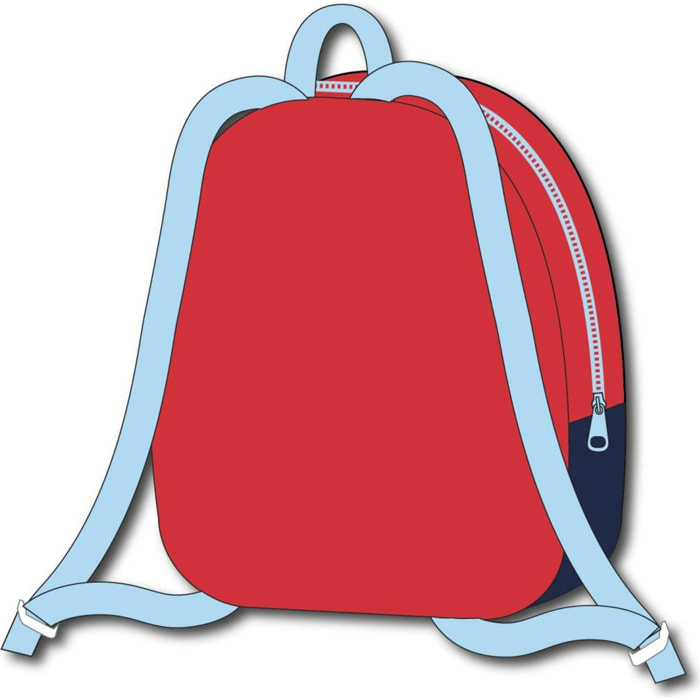 Mochila Guarderia De Peluche Minnie 18.0 X 22.0 X 8.0 Cm