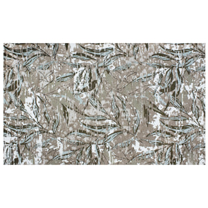 TAPPETO ARREDO FOLIAGE FANGO CON FONDO ANTISCIVOLO