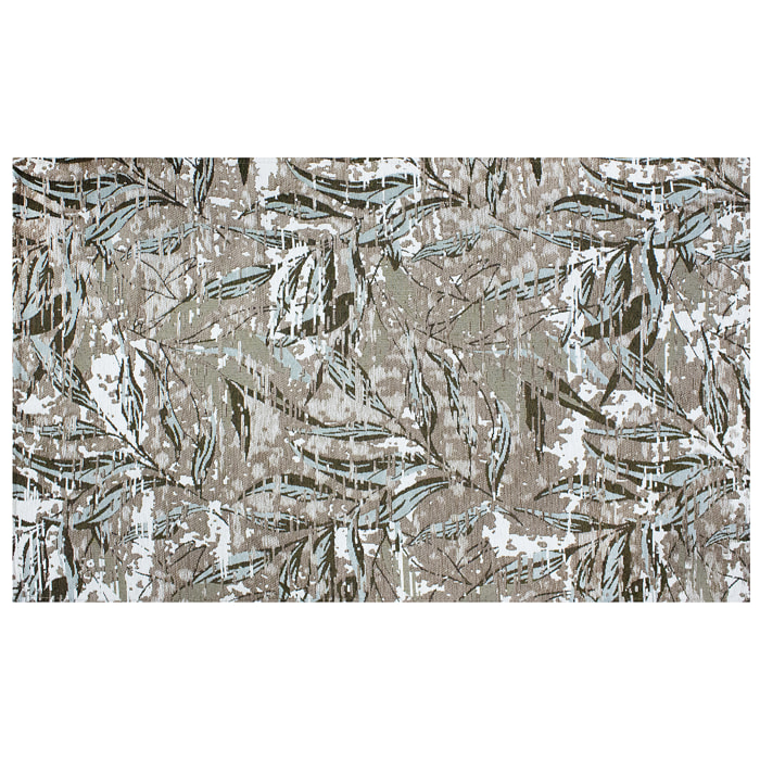 TAPPETO ARREDO FOLIAGE FANGO CON FONDO ANTISCIVOLO