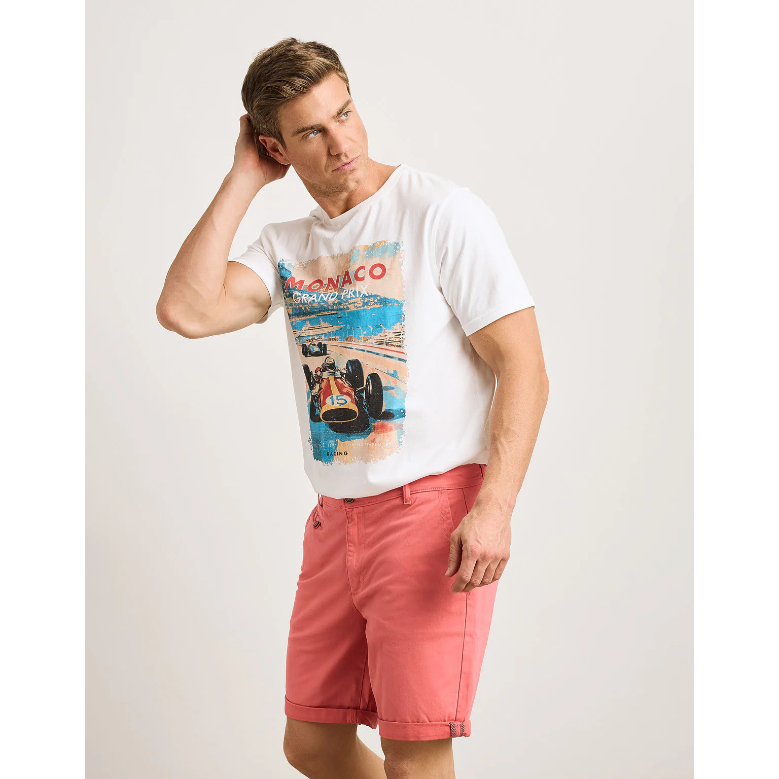 Camiseta Manga Corta Blanco - Leclerc