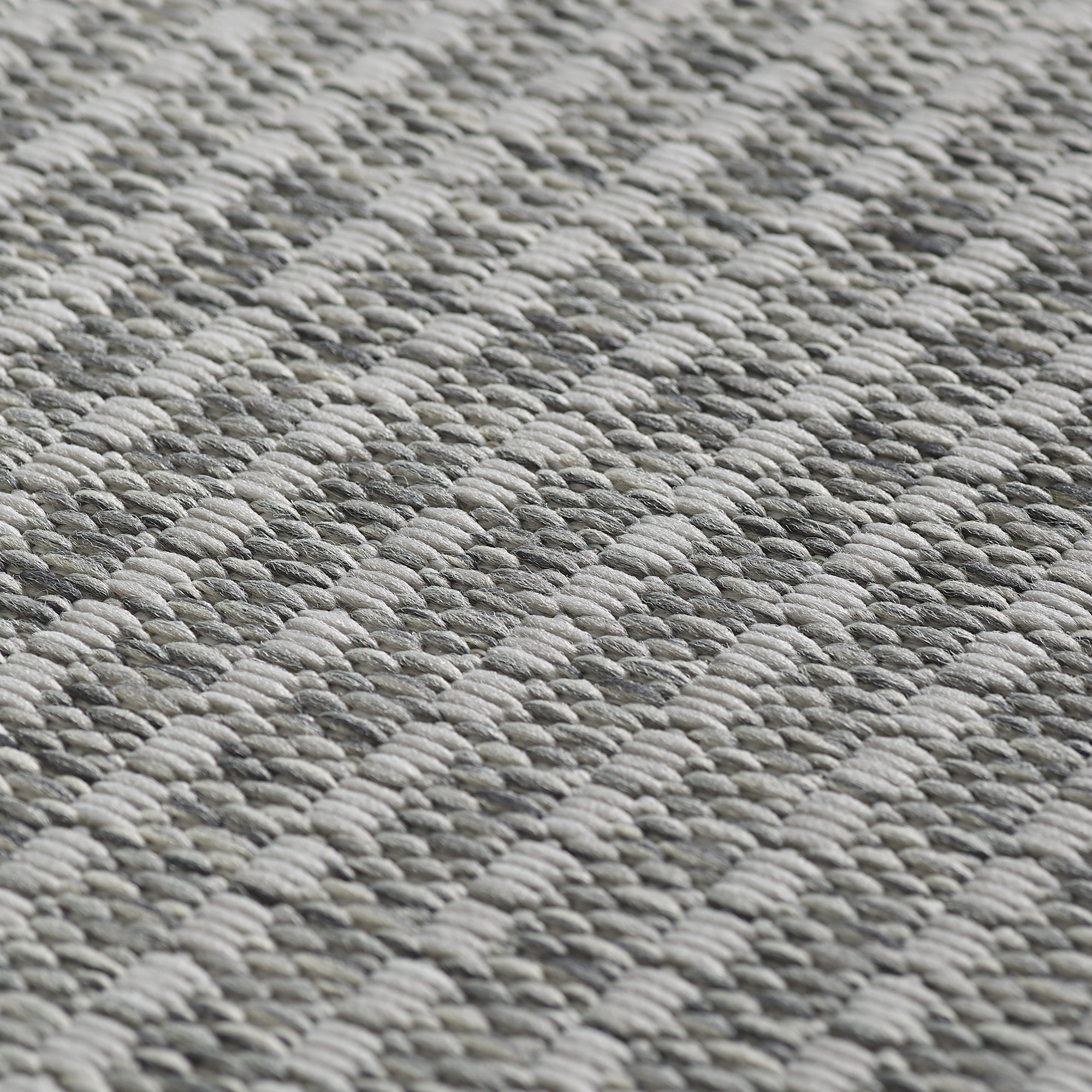IBIZA - Tapis rond extérieur moderne Gris