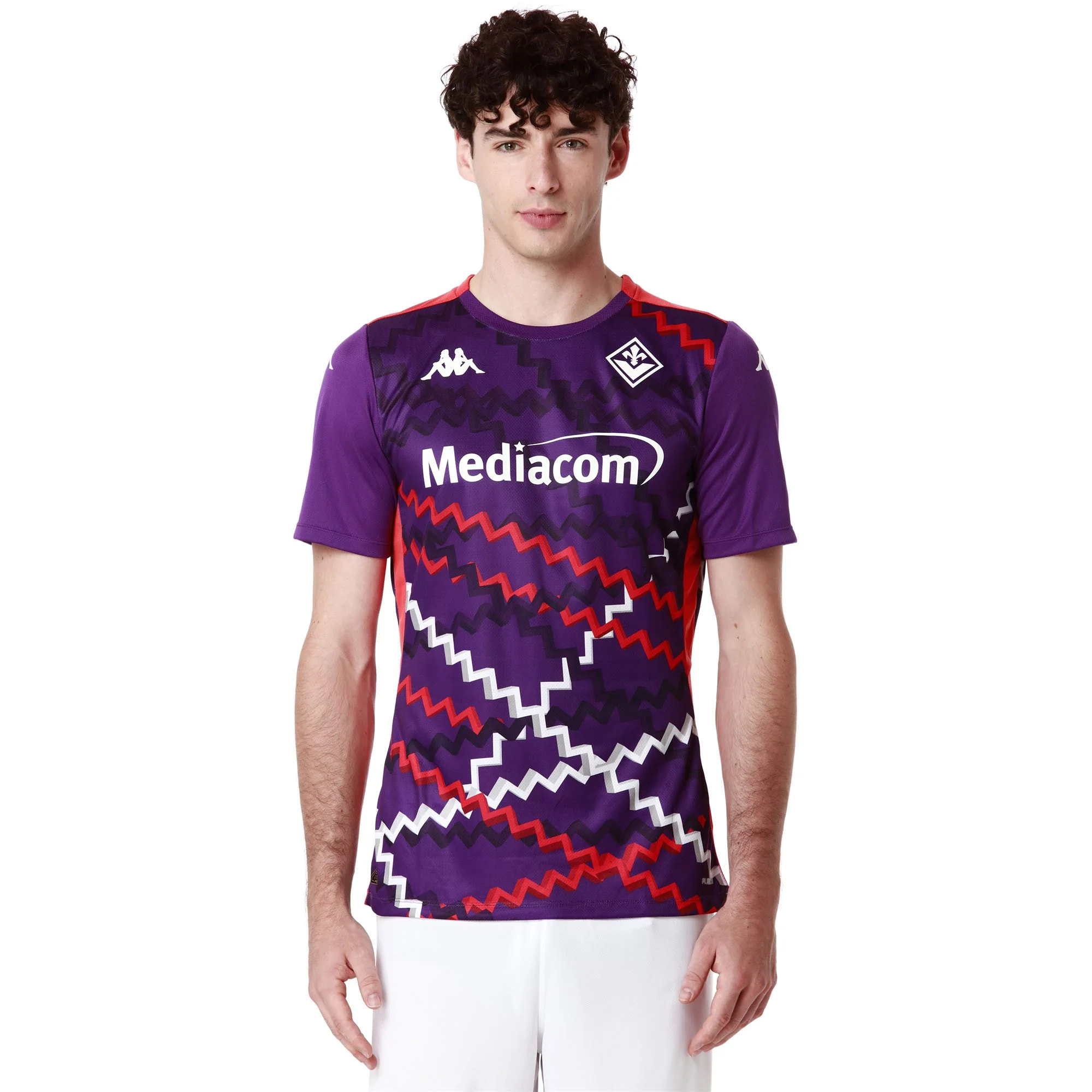 Kappa - Camisetas de juego Niño Violeta - Aboupre Pro 8 Fiorentina