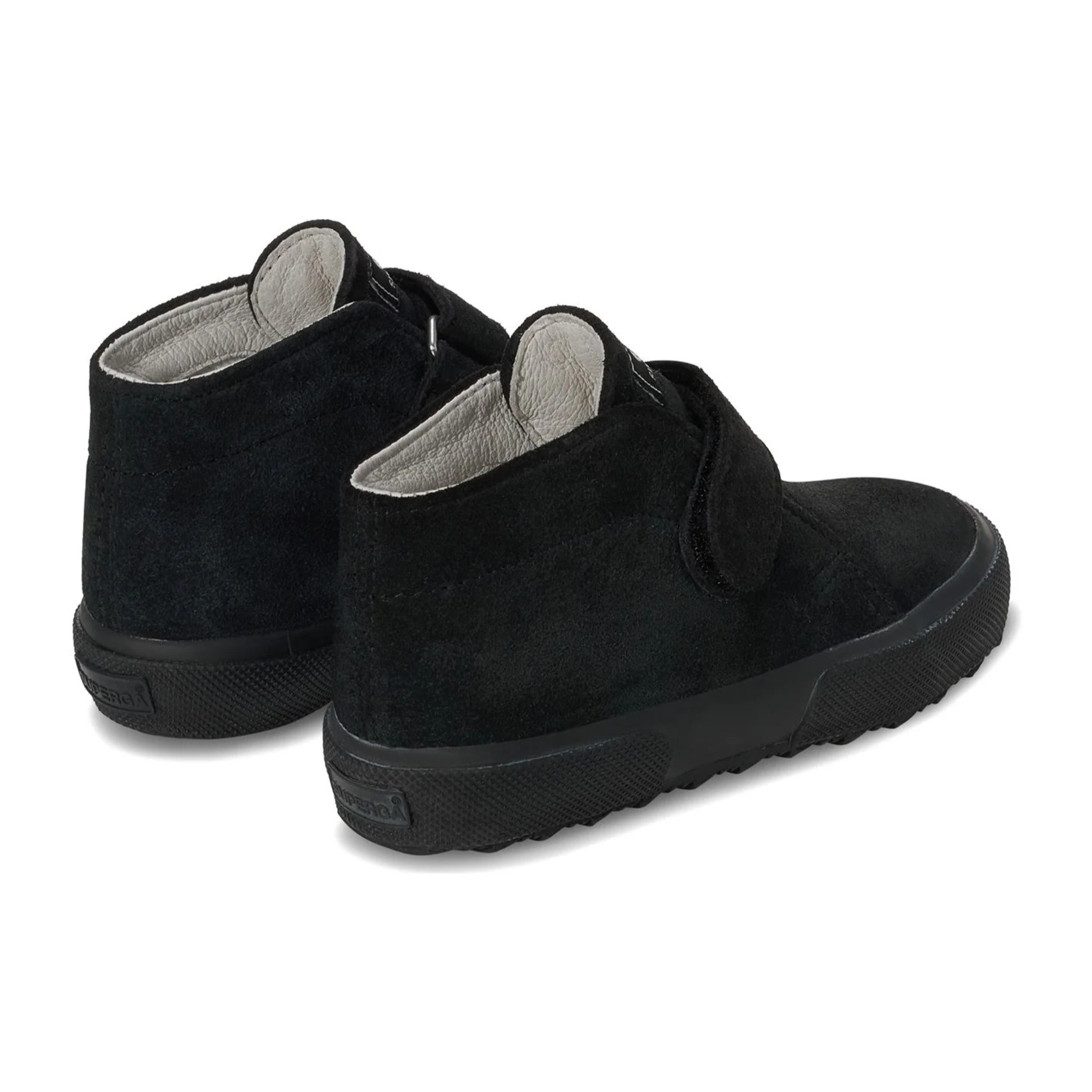 Superga - Stivaletti Bambino Nero - 2173 Kids Strap Suede