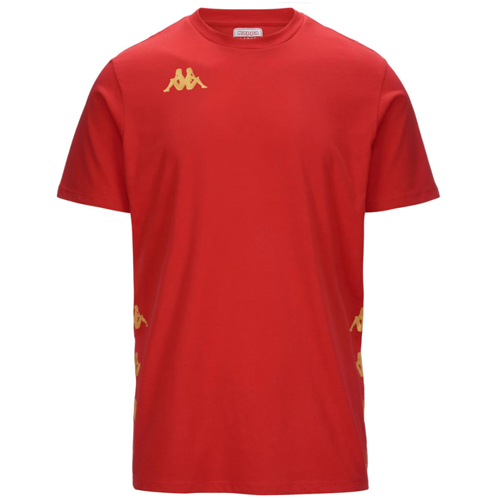 T-Shirts & Top Kappa Uomo Kappa4Football Giovo Rosso