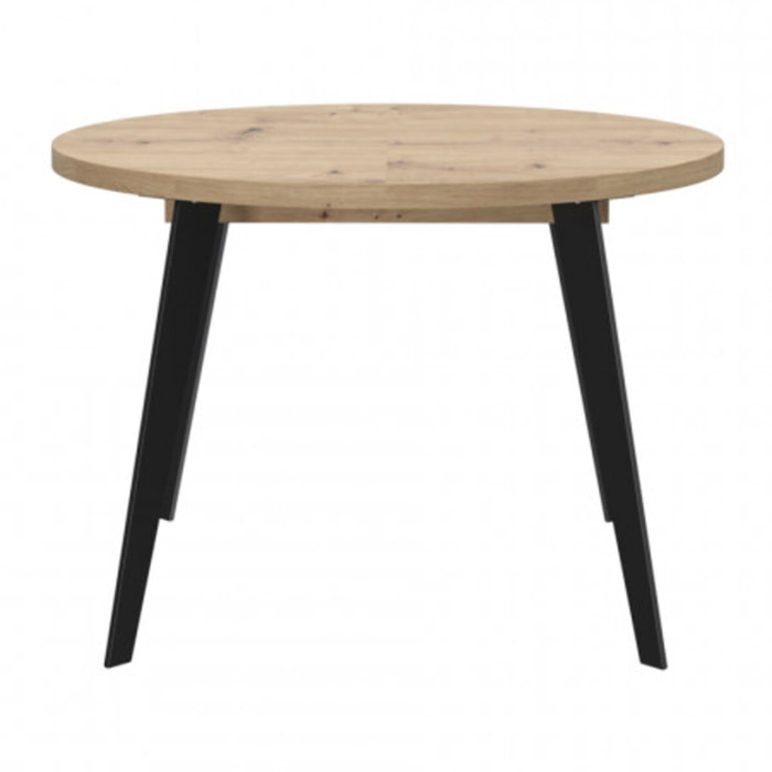 Table ronde en bois extensible D.110 cm - XTRA