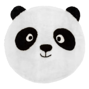 Tapis enfant panda "Andy" noir & blanc D100cm