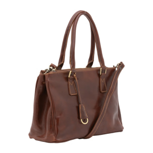 Borsa a tracolla da donna - Modello Bryony - Vera pelle - 35.0 x 23.0 x 16.0 cm