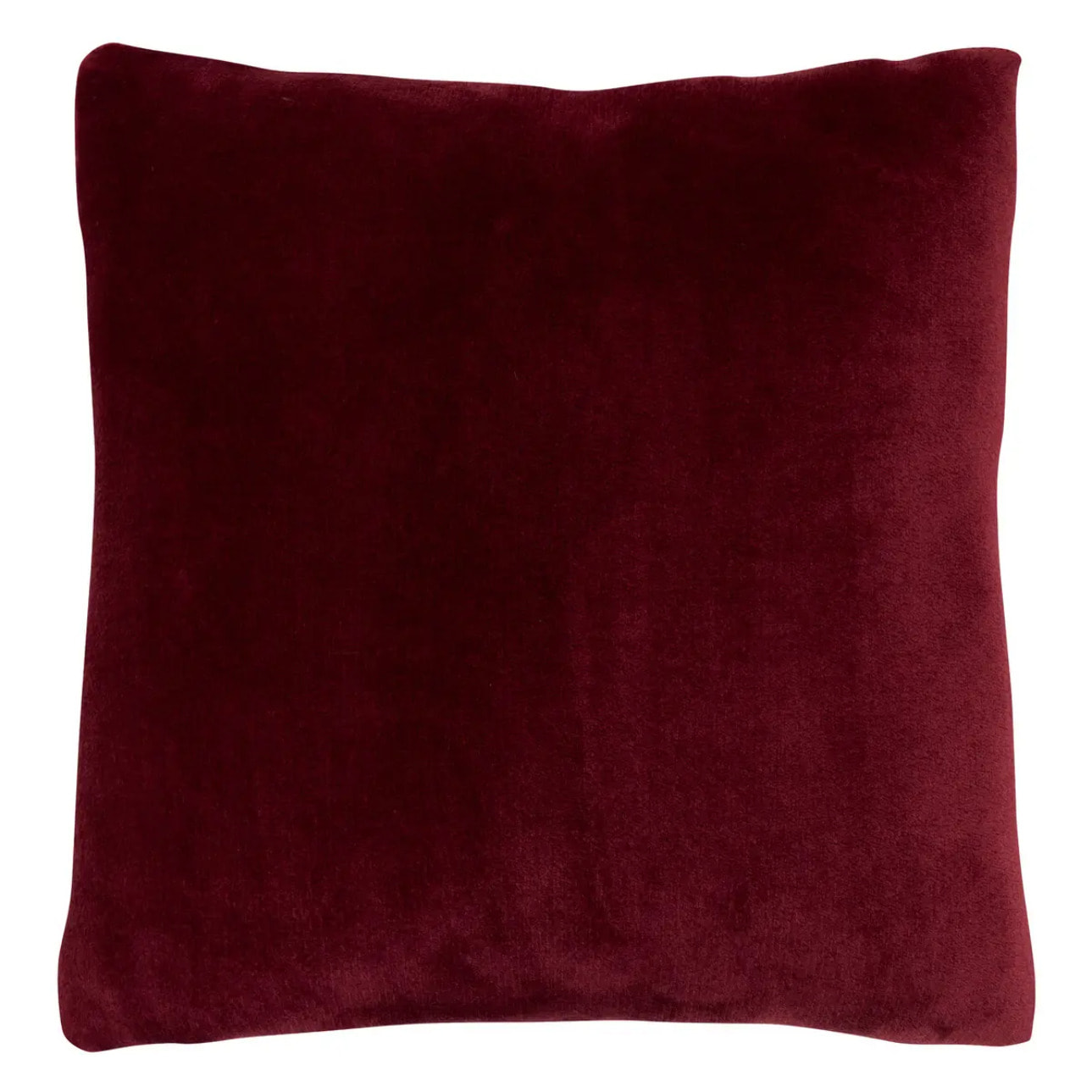 Coussin Ollis rouge grenat 38x38cm