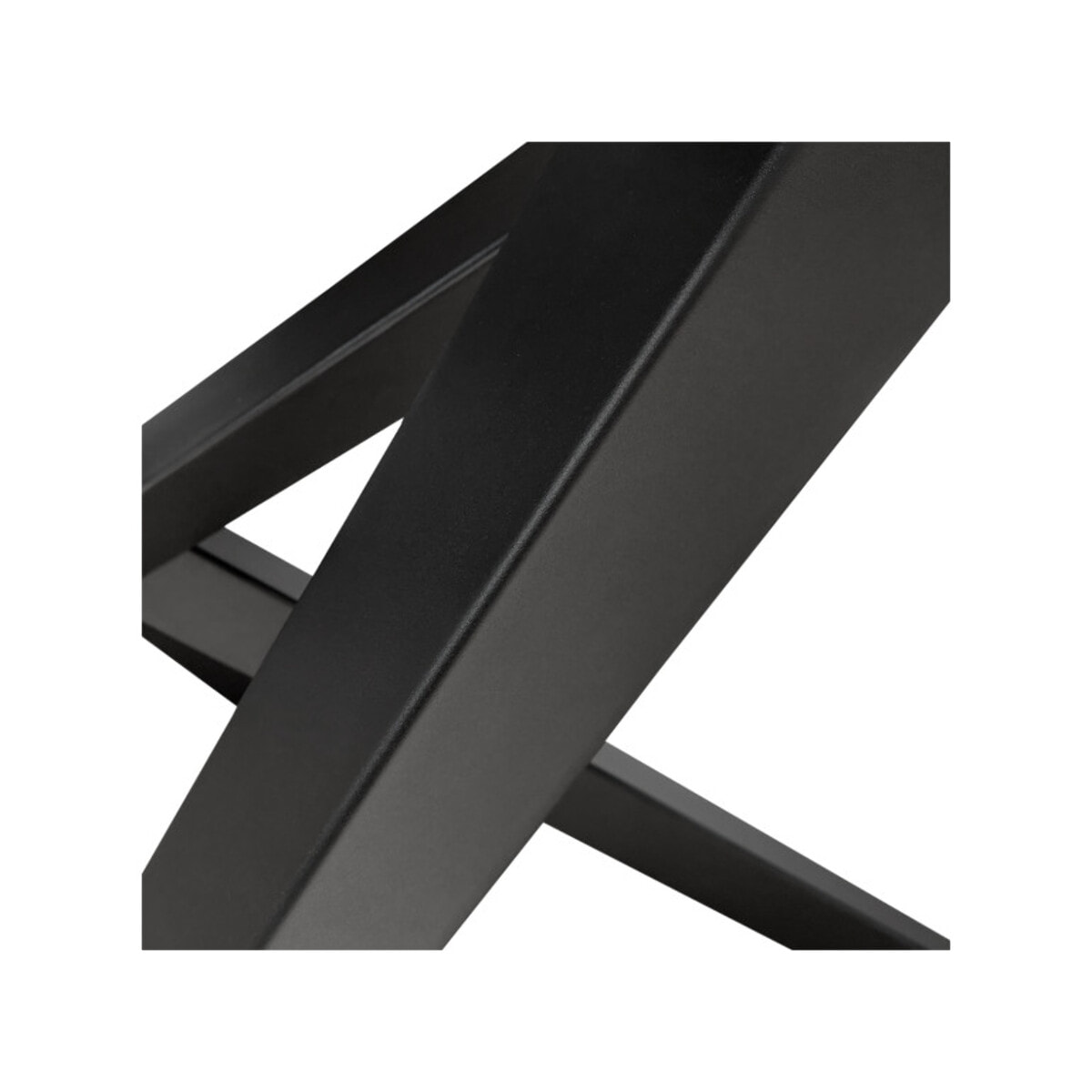 Table de repas extensible en céramique & métal 180/260 cm - DRIO