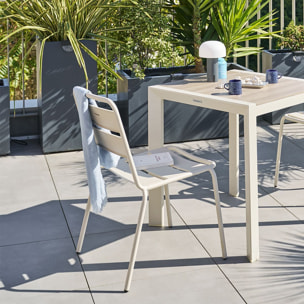 Chaise de jardin empilable Phuket Argile