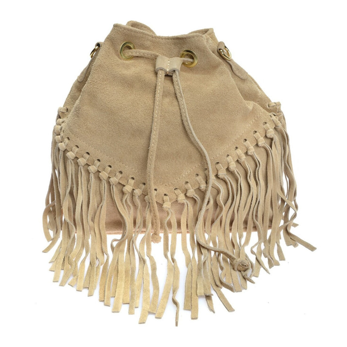 Borsa a tracolla Anna Luchini Beige