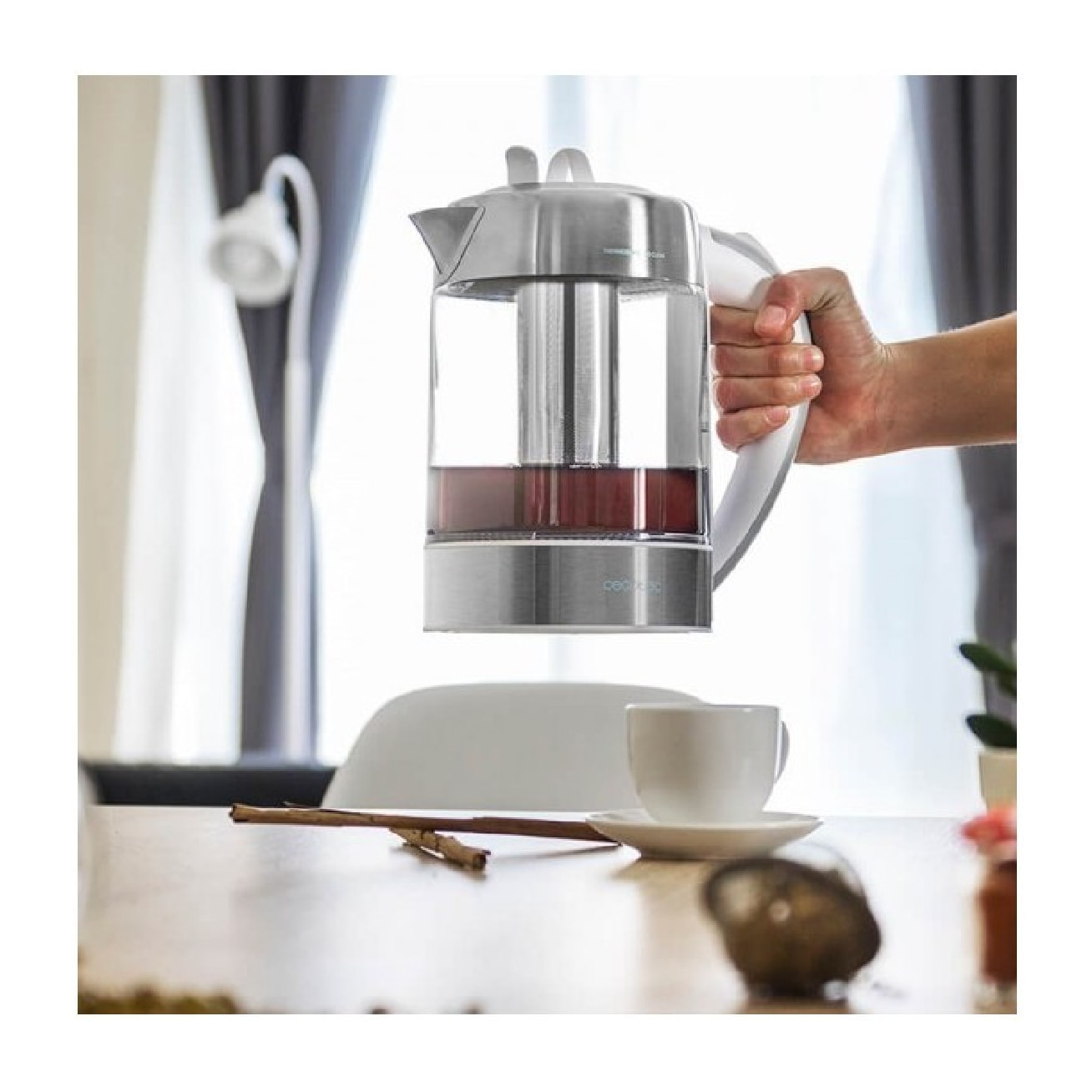 Cecotec Bouilloire ThermoSense 370 Clear