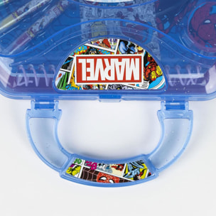 Set Papelería Coloreable Maletín Marvel