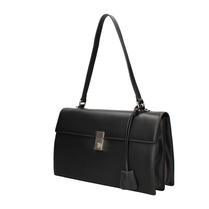 Borsa a spalla da donna Made in Italy - Modello Ereba Ultra - 100% pelle - 34.5 x 21.0 x 10.0 cm