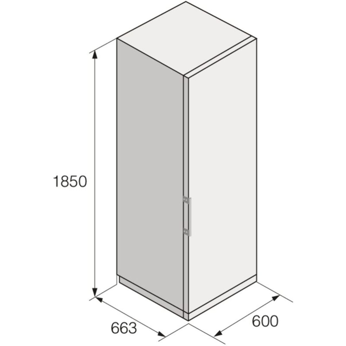 Congélateur armoire ASKO FN23841B