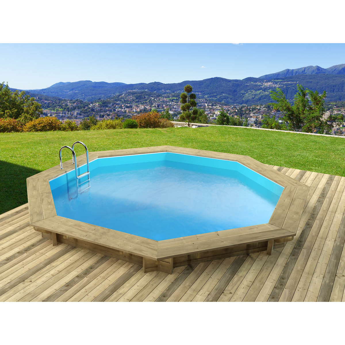 Piscine bois " Verona " - 5.10 x 1.20 m